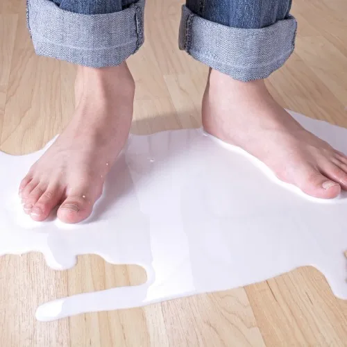 Milk Spills Waterproof Flooring | Jabara's
