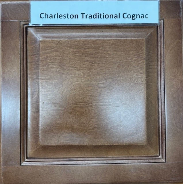 Charleston Traditional Cognac cabinet door with raised panel design | Jabara's